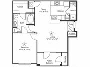 1BR/1BA
