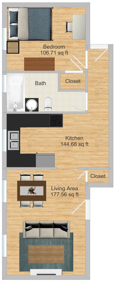 Photo - 629 6th St SE Unit #2 (1br)