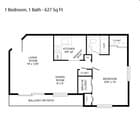 1BR/1BA