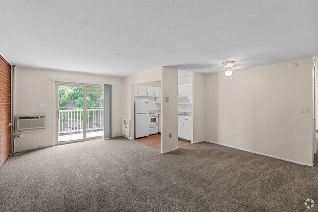 1 habitación, 1 baño - 650 pies cuadrados - Sala de estar - Parkview Estates