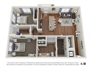 B4.2 - 2x2 floor plan Parkside at Avalon Park