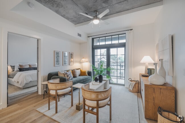 2BR, 2BA - 1,038SF - Living Room - LC Line & Low