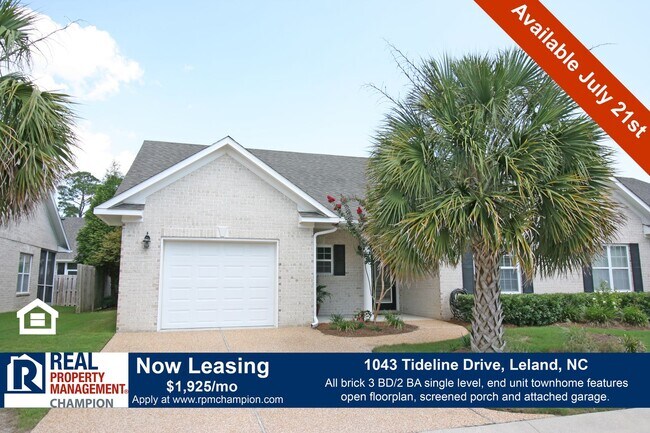 End Unit Townhome on One Level - End Unit Townhome on One Level