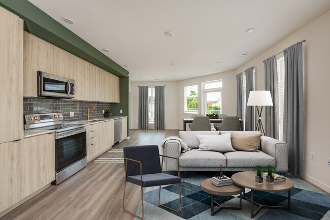 Scheme 2 Kitchen, Living and Dining Areas