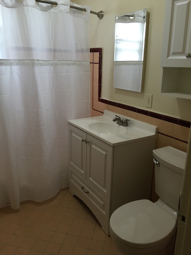 open bathroom