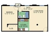 1BR/1BA