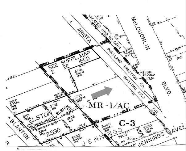 Old Plat Map - Colony Square Apartments