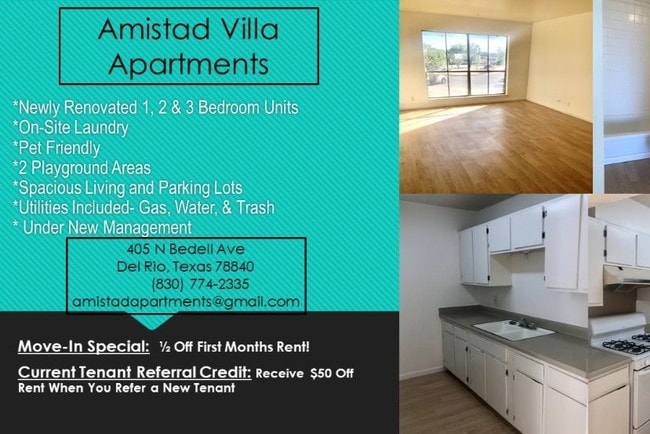 Amistad Villa - Utilities Included - Amistad Villa - Utilities Included Apartments