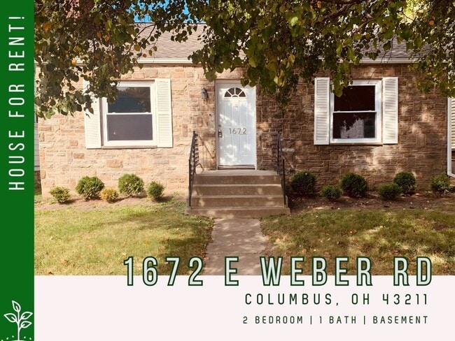 Building Photo - Charming 2BR North Columbus Home w/ Basement & Decorative Fireplace