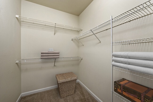 Spacious, walk-in closet