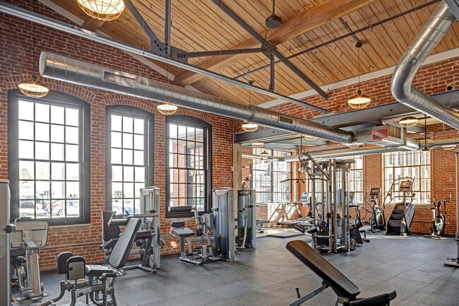 Fitness Center - The Lofts at Stehli Silk Mill