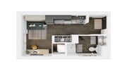 Broadway Studio Murphy - 3D Floor Plan