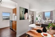 1-BR/1BA Kitchen & Living