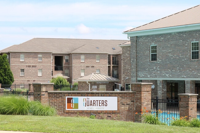 Entrance - The Quarters at W Lafayette - Student Living Apartments