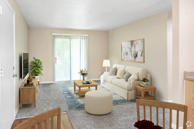 Spacious Living Room - Cottonwood Creek Rental