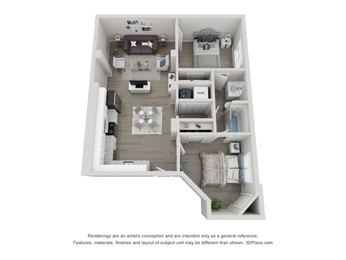 Floor Plan - 2 x 1 New-Call For Availability