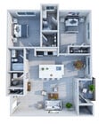 Plano de planta de Elm Arbors on Duke