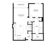 A11 1 habitación, 1 baño, 932 pies cuadrados