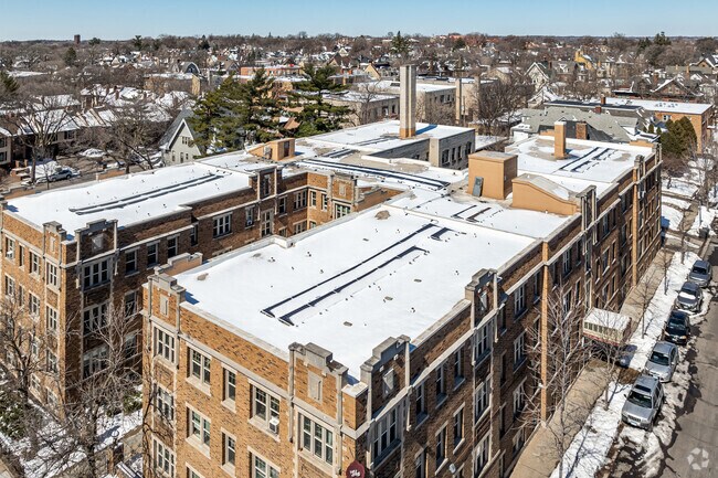 Roof Solar Panels - Belmont Apartments