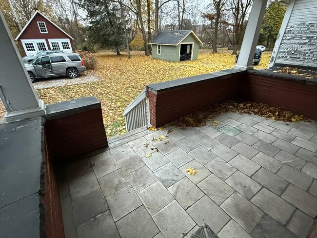 Back porch - 160 E Pine St Unit 1 - utilities included