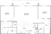 Lakeshore floor plan Maxwell on 66th