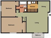 2BR/1BA