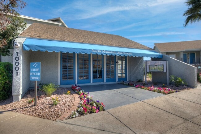 Outdoor View of Leasing Office - North Mountain Apartments