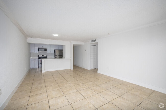 Orchid - 2BR, 1.5BA - 926SF - Living Room & Kitchen