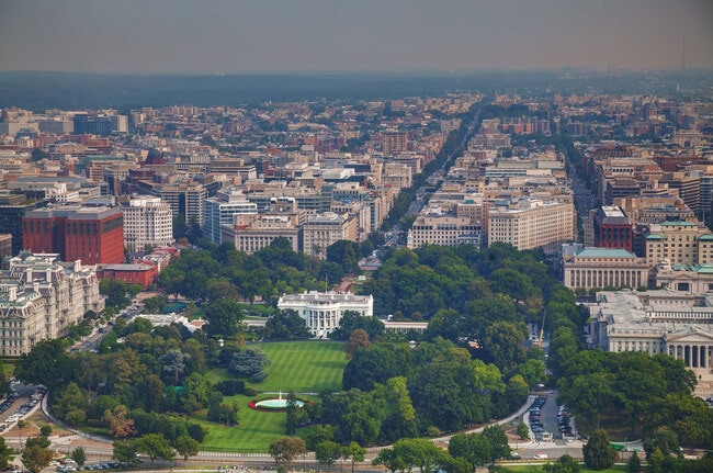 Aerial View Of DC