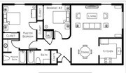 2BR/2BA