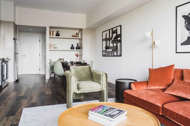 Stunning apartments boast expansive floorplans and exquisite hardwood floors, offering the perfect blend of style and comfort.