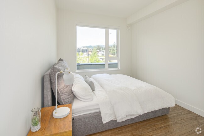 2BR, 2BA - 825SF - Primary Bedroom - Crossing at Belmont