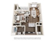 MainLine Apartment Homes - The Merge - 1 Bed, 1 Bath, 731 sq. ft.