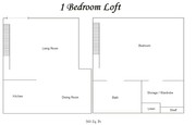 1BR/1BA