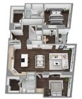 Floor Plan PH02 - 3D