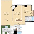 Whitman - 2 Bedroom - 2 Bathroom