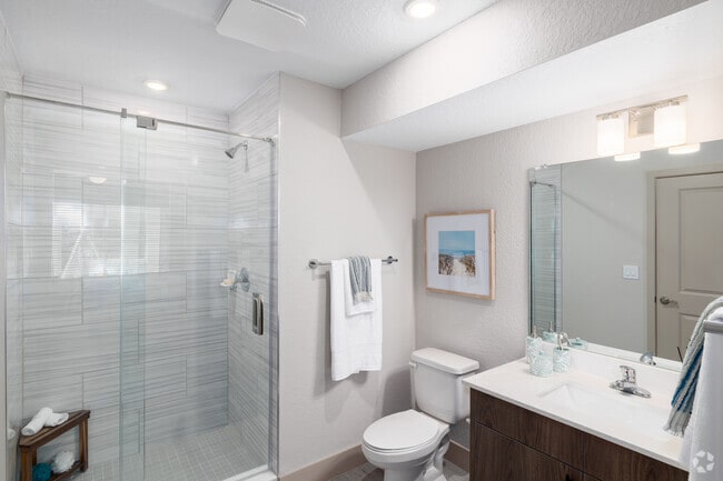 3BR, 2BA - 1,100SF - Primary Bathroom - Azalea Park