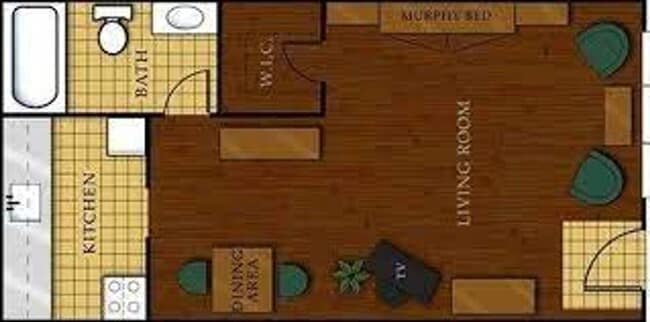 Photo - Furnished  Studio Condominium on Campus Unit 13