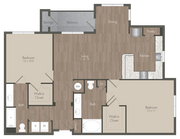 B3 - 2x2 floor plan 22Hundred