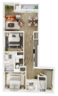 B6 floor plan The Seventeen Hundred on East