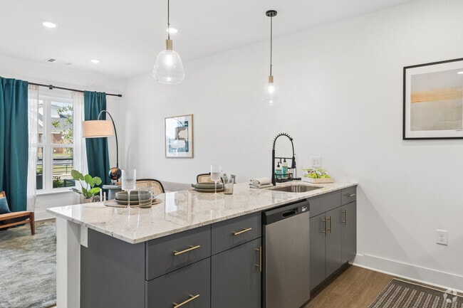 Trek - 1BR, 1BA - 835SF - Kitchen - Boardwalk at Research Park