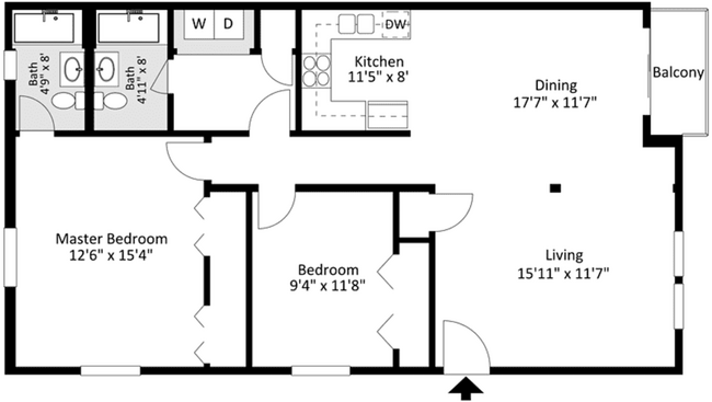 Photo - Exceptional 2 Bedroom, 2 Bathroom Apartmen... Unit 2085 W Brittany - Apt 301