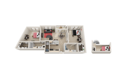 Villas on Guadalupe B12 Loft Floor Plan