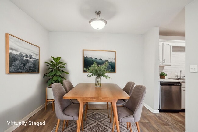 3301 Royster Apartments- Dining- Virtually Staged