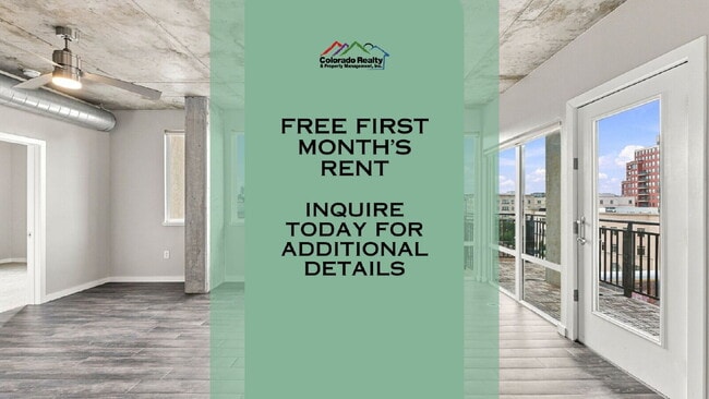 Photo - $2,820.95- 2 bed, 1 bath Condo in the heart of Denver with In Unit Laundry! Unit #510