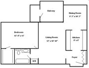 1 Bedroom Midrise F