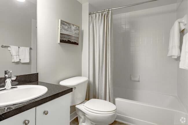 2BR, 2BA - The Cypress - Primary Bathroom - ARIUM Cypress Lakes