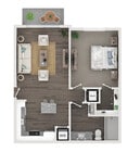 A1 floor plan Mira Crystal Lake