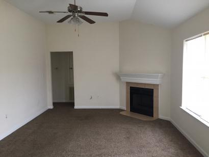 Living room with fireplace - 2204 Irma circle House