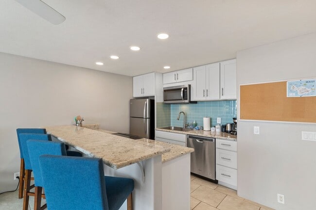 Photo - Full Ocean View, Fully Furnished Condo |Across from Surf Beach|Pool |Renovated |Heart of Kihei Unit 209